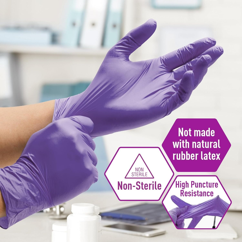 Zachte Max Paarse Nitril Hands - Exam Glove Nitrile recensie en prijs
