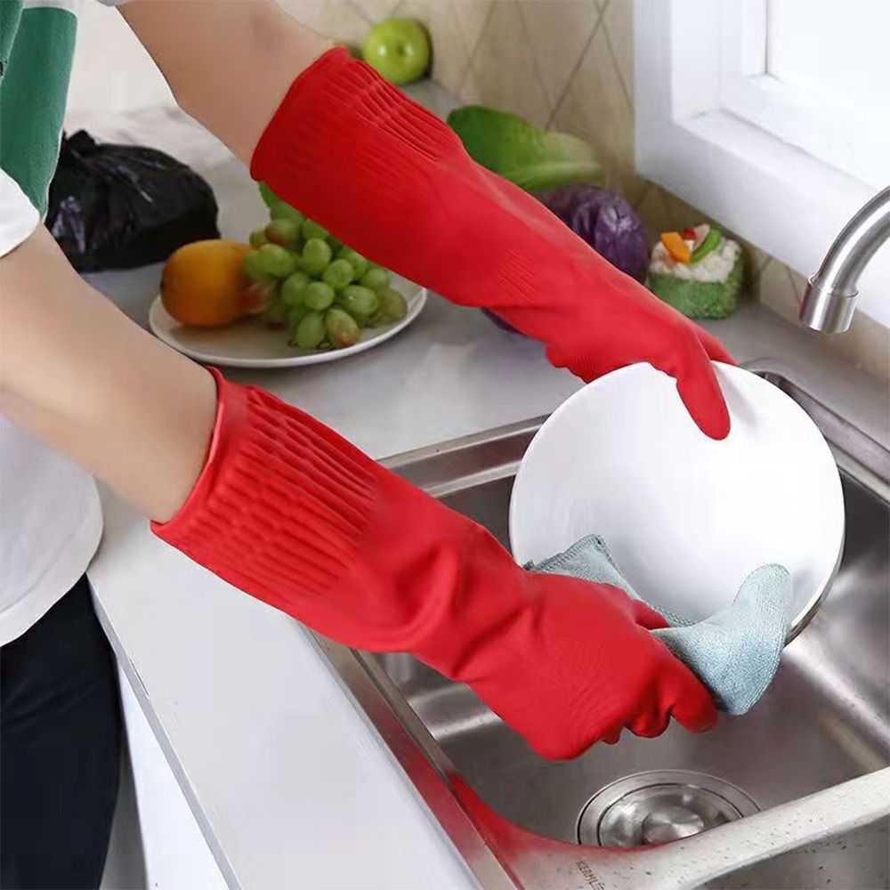 1 Paar Stevige Rubberen Handsc - Dish Glove Rubber recensie en prijs