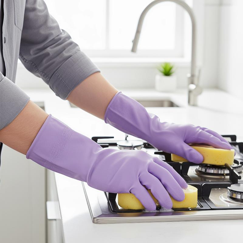 1 paar latex afwashandschoenen - Dish Glove Rubber recensie en prijs