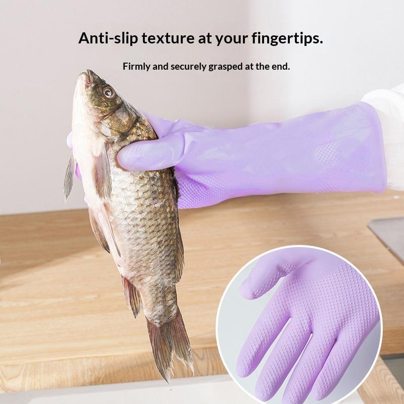 1 paar latex afwashandschoenen - Dish Glove Rubber recensie en prijs