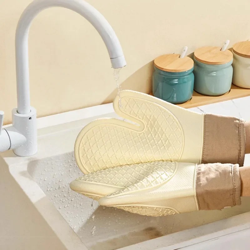 1PC hittebestendige siliconen  - Oven Mitt Silicone recensie en prijs
