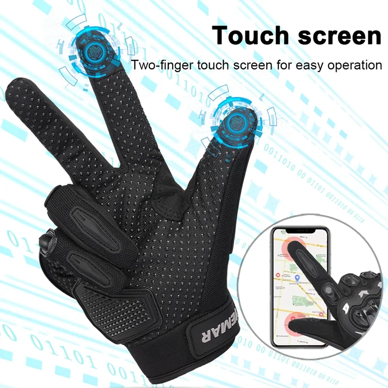 Touch Full-Finger Motorcycle R - Motorcycle Glove Knuckle recensie en prijs