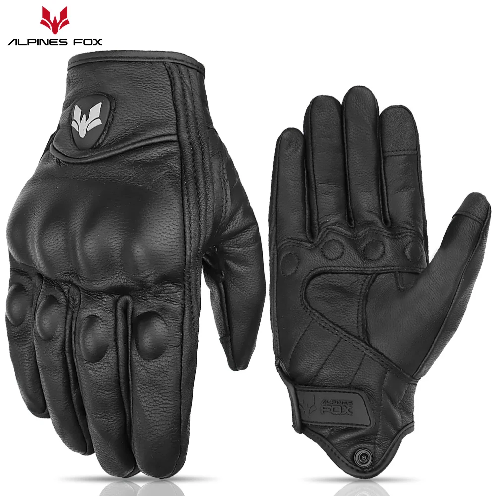 Unisex vintage leren motorhand - Motorcycle Glove Knuckle recensie en prijs