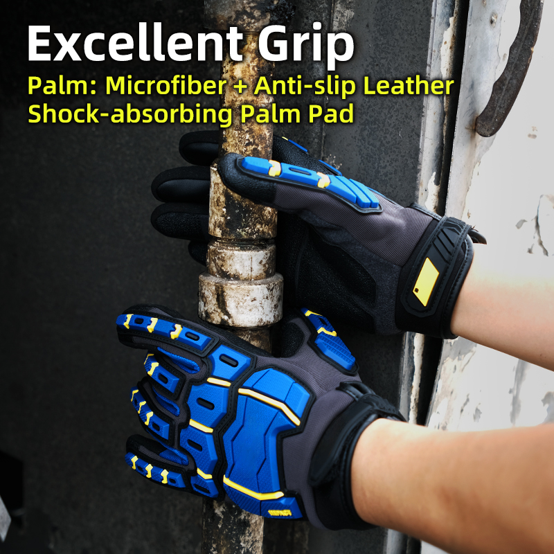 TPR slagvaste werkhandschoenen - Work Glove Impact recensie en prijs