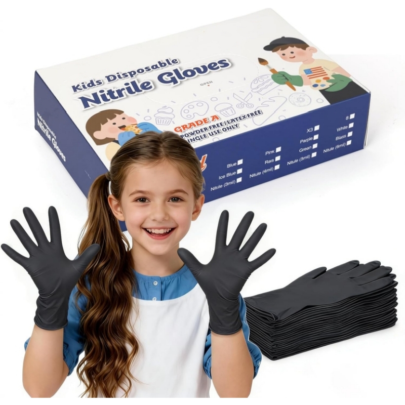 Kinderen Zwarte Nitril Wegwerp - Nitrile Mechanic Glove recensie en prijs