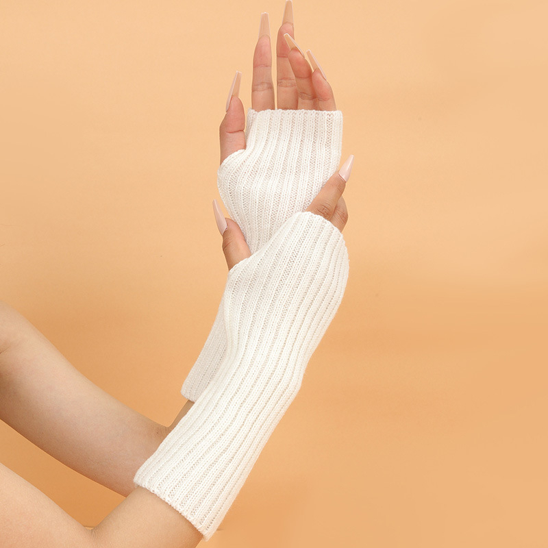 Meisjes kleurrijke warme gebre - Fingerless Glove Knit recensie en prijs