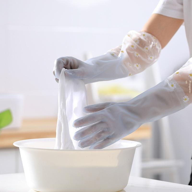 Bloemenpatroon Huishoudelijke  - Rubber Glove Cleaning recensie en prijs