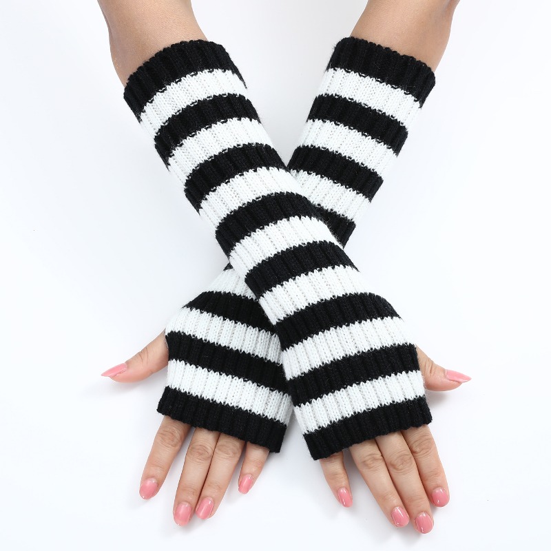 Dames gebreide vingerloze armm - Fingerless Glove Knit recensie en prijs