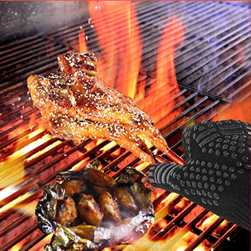 Vlamvertragend Antislip BBQ-br - Oven Mitt Silicone recensie en prijs