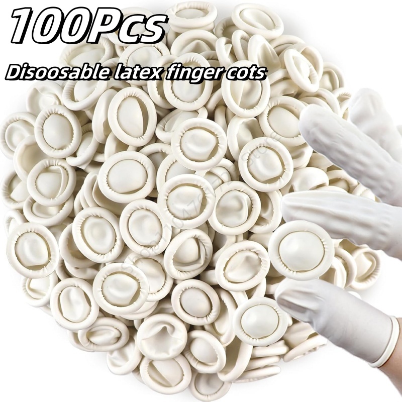 100 Stuks Wegwerp Vinger Cover - Latex Disposable Glove recensie en prijs