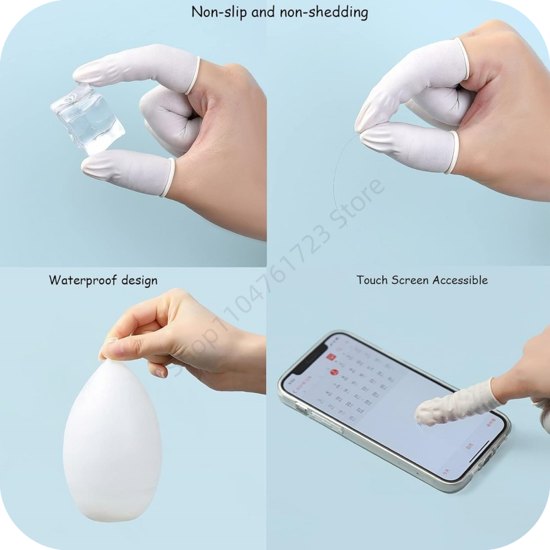100 Stuks Wegwerp Vinger Cover - Latex Disposable Glove recensie en prijs