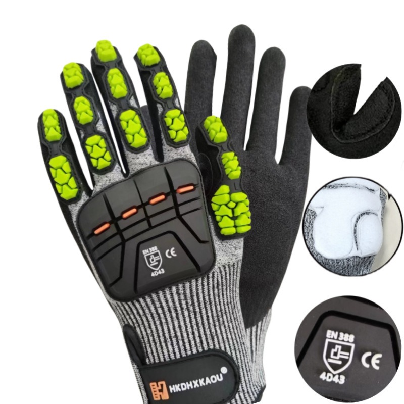 Nieuwe TPR mechanische anti-im - Work Glove Impact recensie en prijs