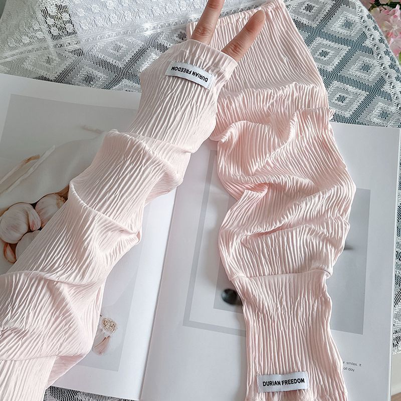 Zomerse losse ijszijde UV-besc - Fingerless Glove Knit recensie en prijs