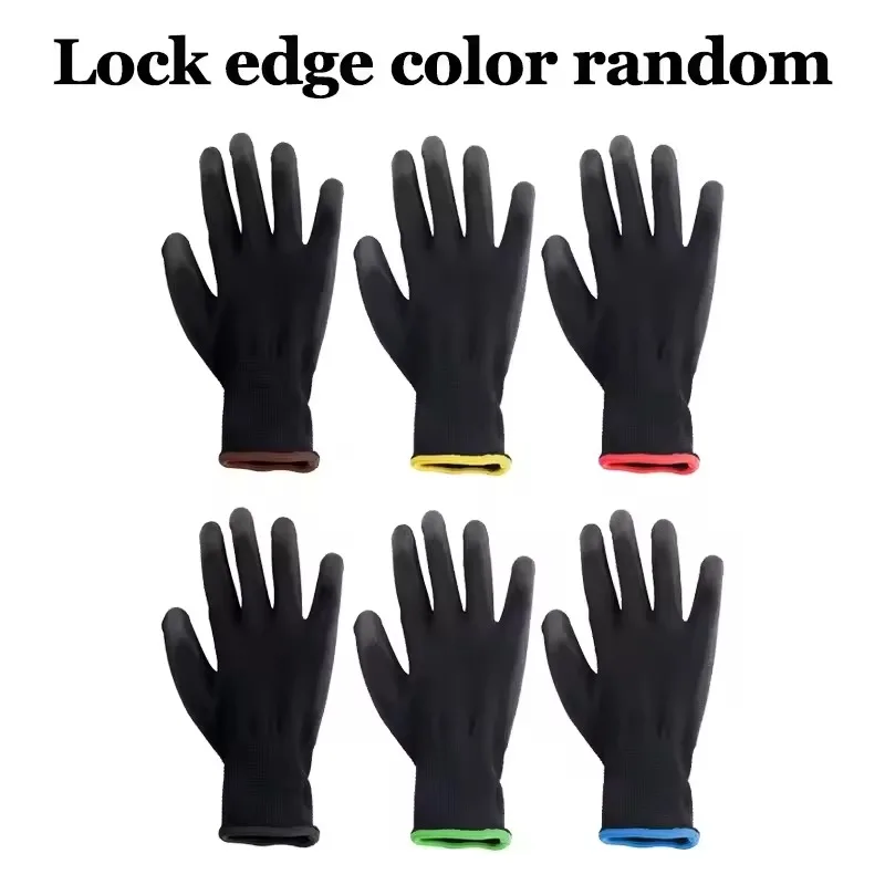 6/12/18PCS Zwart PU-coating Ha - Nitrile Mechanic Glove recensie en prijs