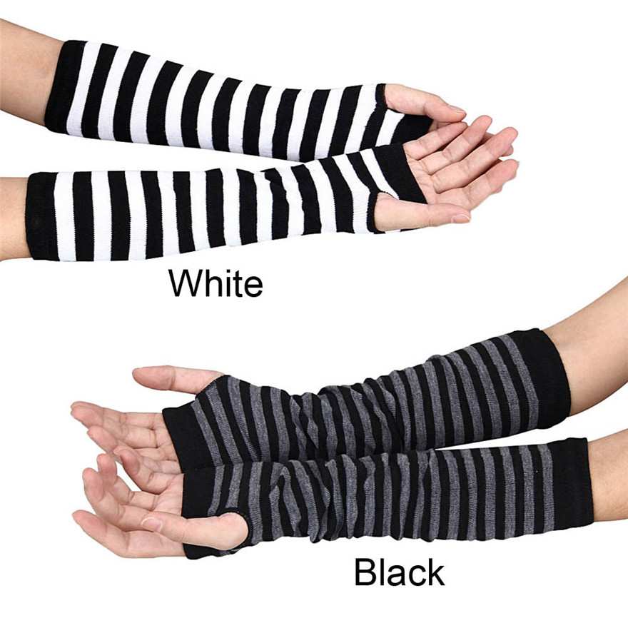 Vrouwen Lange Mouw Gothic Gest - Fingerless Glove Knit recensie en prijs