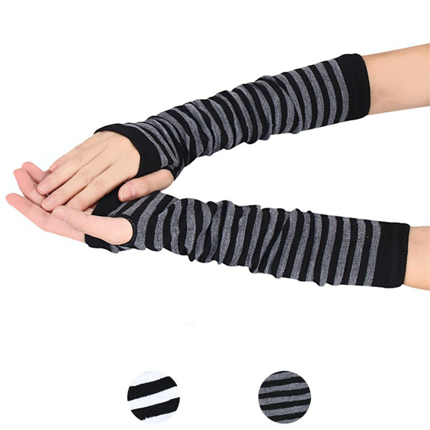 Vrouwen Lange Mouw Gothic Gest - Fingerless Glove Knit recensie en prijs