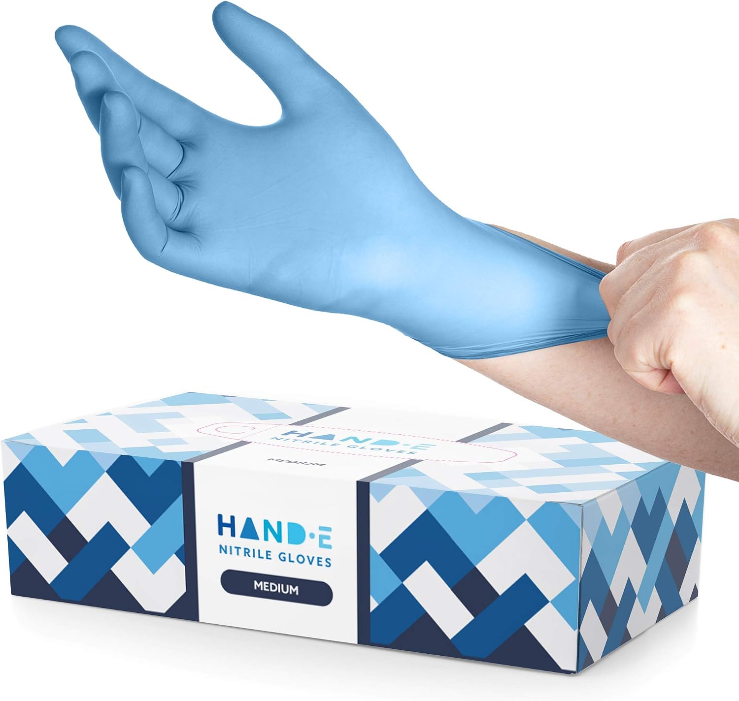 Blauwe nitril wegwerphandschoe - Rubber Glove Cleaning recensie en prijs