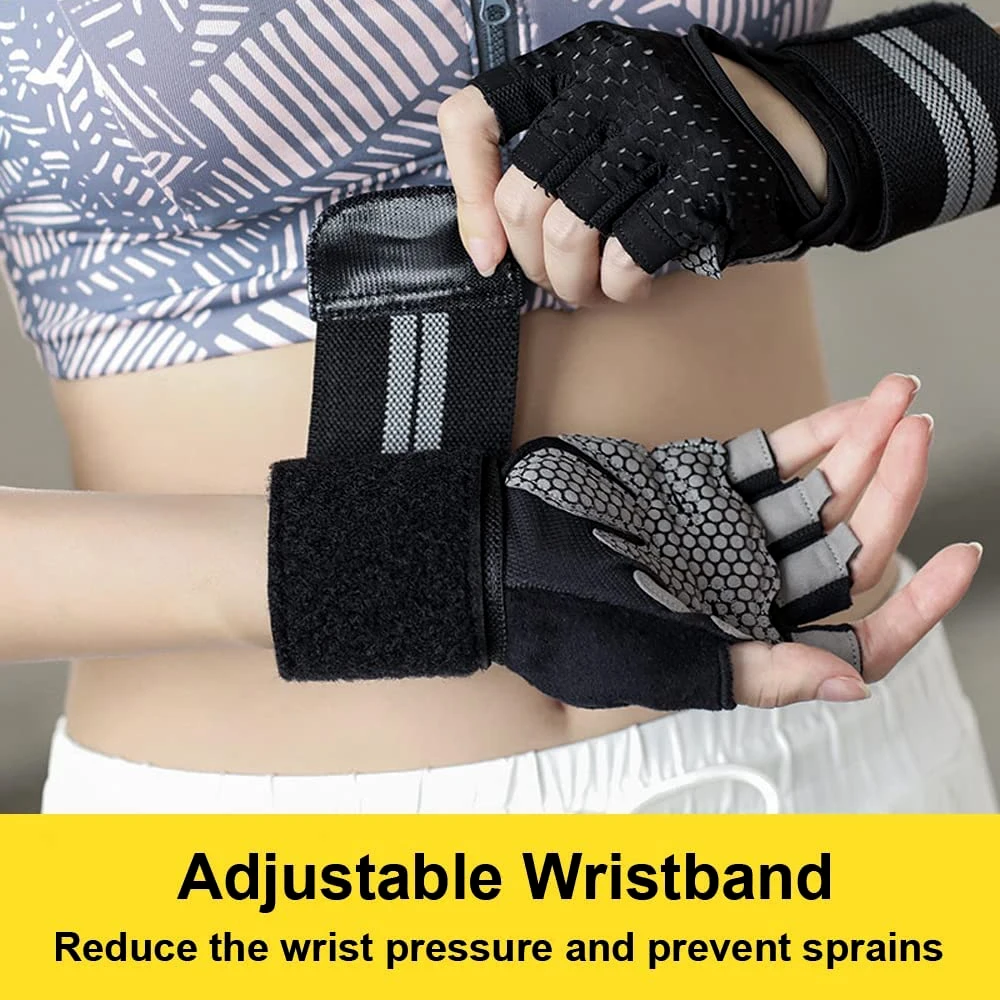 1 paar halve vinger gym fitnes - Workout Glove Gym recensie en prijs