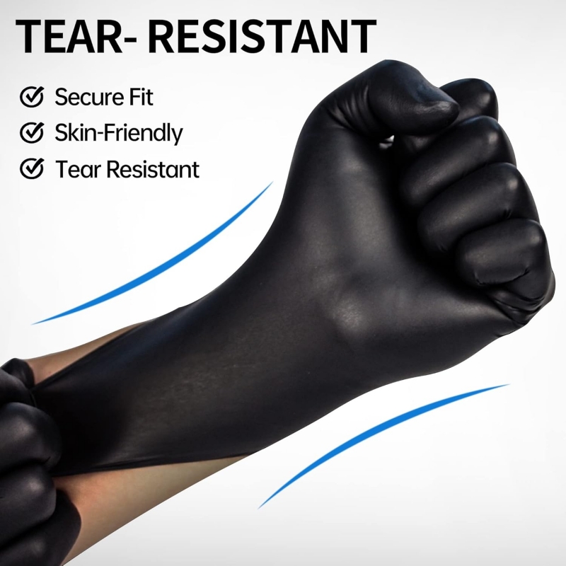 100 STKS Zwarte Nitril Handsch - Latex Disposable Glove recensie en prijs