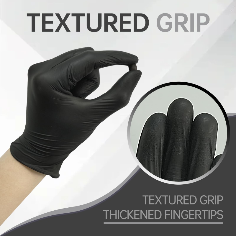 100 STKS Zwarte Nitril Handsch - Latex Disposable Glove recensie en prijs