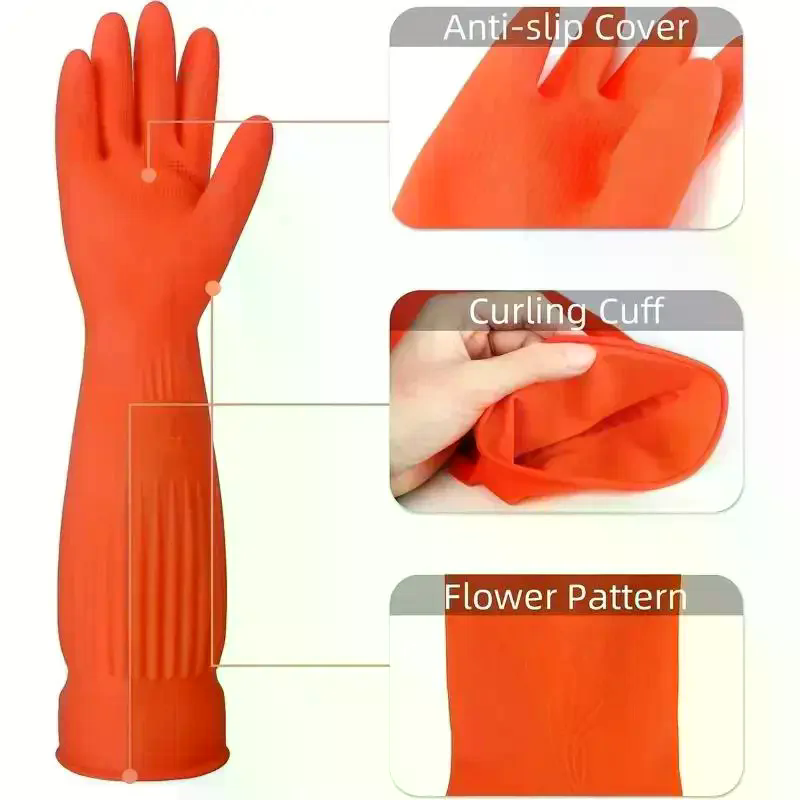 Lange herbruikbare rubberen af - Dish Glove Rubber recensie en prijs