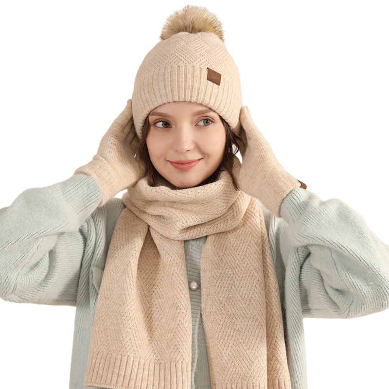 Winter warme wollen muts sjaal - Wool Glove Lined recensie en prijs