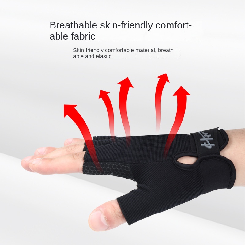 1 Paar Vissen Handschoenen Hal - Cycling Glove Padded recensie en prijs